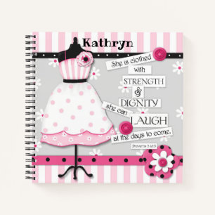 "Strength & Dignity" Custom Scripture Journal