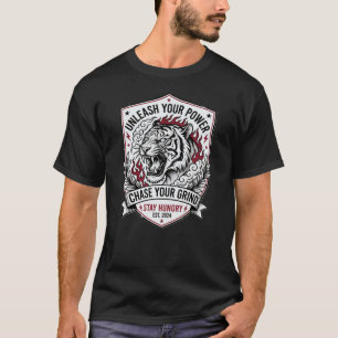 Strength From The Grind Tiger T-Shirt – Unleash