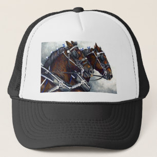 Strength & Glory  - Percheron Horses Trucker Hat