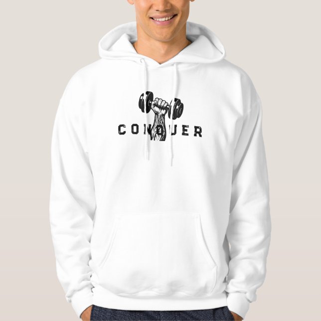 Strength Grit Sweatshirt – Veiny Hand Dumbbell  (Front)