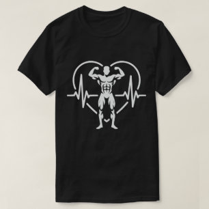 Strength Heartbeat Gym Motivation T-Shirt