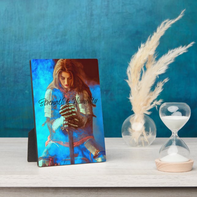 Strength & Humility Plaque Sign (Side)