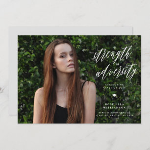 Strength in Adversity Graduation Invitation