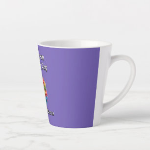 Strength in difference. World Down Syndrome Day. Latte Mug
