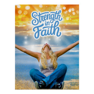 Strength in Faith Poster