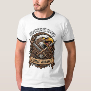 Strength In Honour Eternal Vigilance Eagle T-Shirt