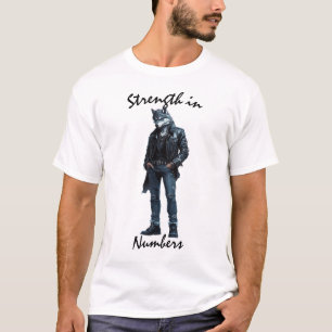 Strength in Numbers Wolf Warrior T-Shirt