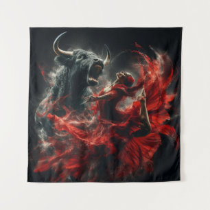 Strength in Scarlett Tapestry