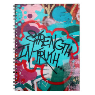 Strength In Truth graffiti Notebook