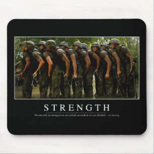 Strength: Inspirational Quote Mouse Mat