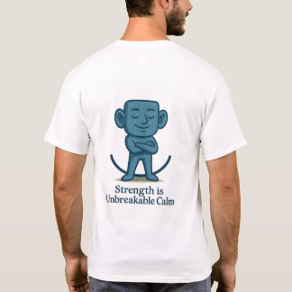 Strength Is Unbreakable Calm- Motivational T-shirt