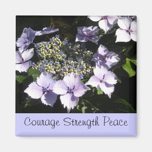 Strength - Mauve Hydrangeas Magnet