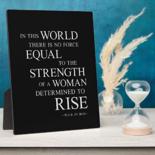 Strength Of Woman Inspirational Motivational Quote Plaque