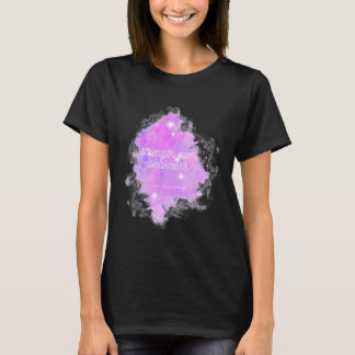 Strength Over Weakness Galaxy - Alopecia Areata Aw T-Shirt