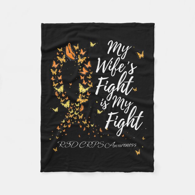 Strength Over Weakness - Myelodysplastic Syndromes Fleece Blanket (Front)