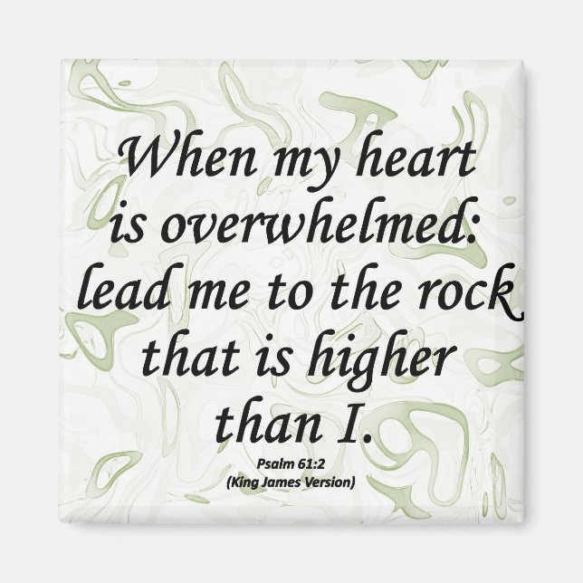 Strength Psalm 61-2 Magnet (Front)