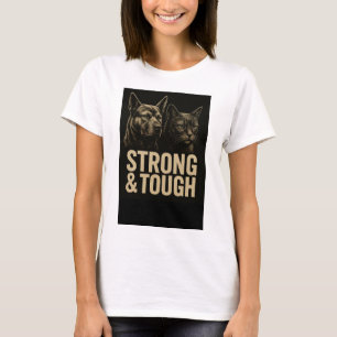 Strength & Resilience: Bold Pet Art T-Shirt