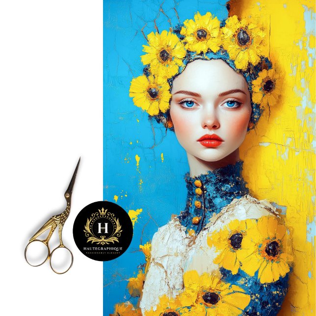 Strength & Resilience Ukraine-Inspired Decoupage Tissue Paper (Creator Uploaded)