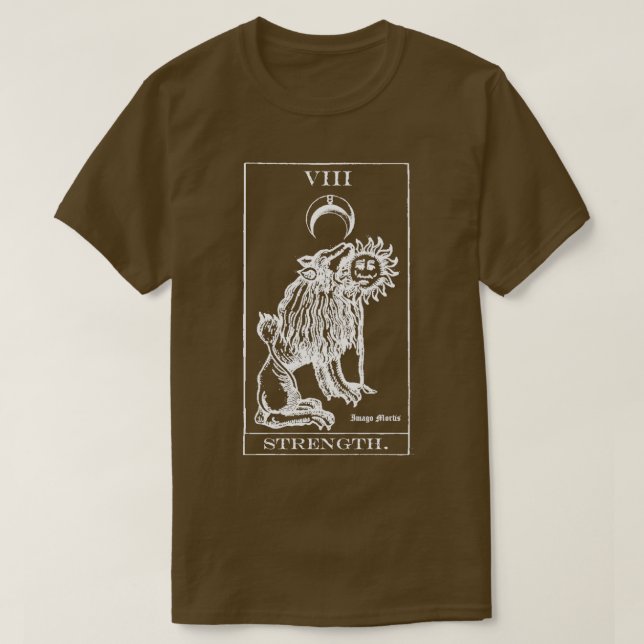 Strength Tarot VIII T-Shirt (Design Front)