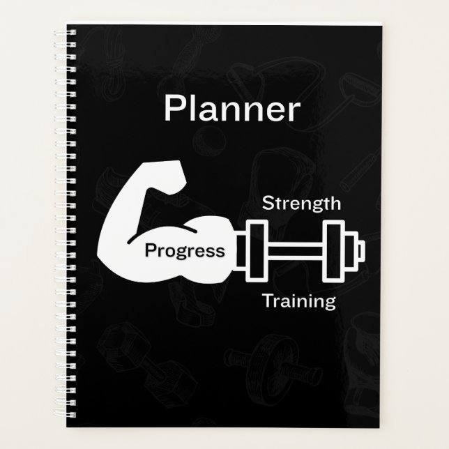 Strength Training Progress  Planner (Front)
