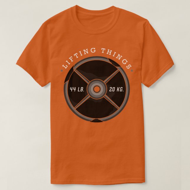 Strength training with Dumbbells 2 T-Shirt (Design Front)