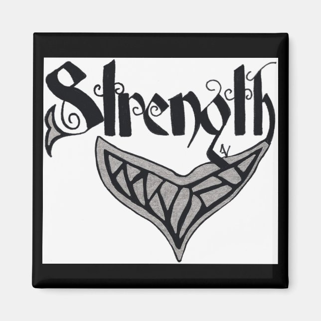 strength whale tail magnet (Front)