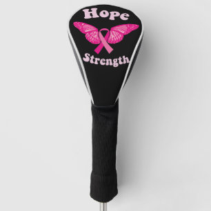 Strength Women Cancer Awareness Breast Cancer  Golf Head Cover