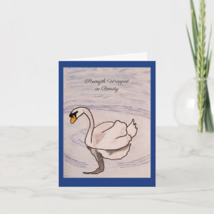 Strength Wrapped in Beauty Card