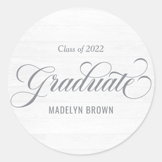 Strengthened Graduation Stickers or Envelope Seals (Front)