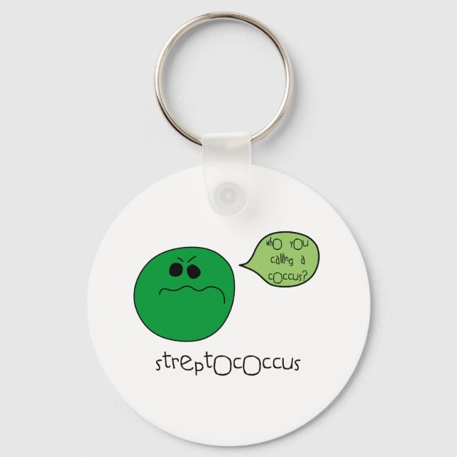 Streptococcus Key Ring (Front)