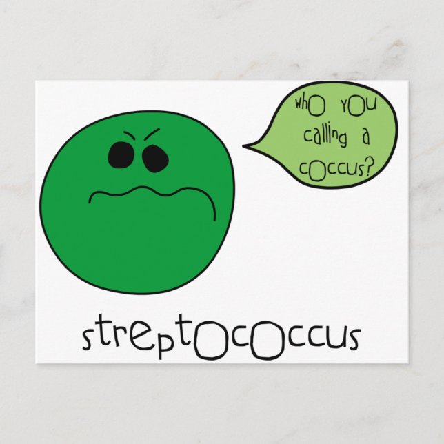 Streptococcus Postcard (Front)