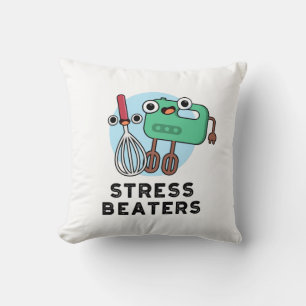 Stress Beaters Funny Baking Whisk Pun  Cushion