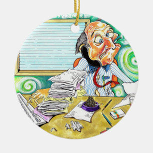 Stress Ceramic Tree Decoration