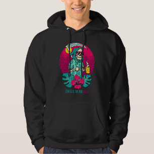 Stress Is the Real Killer Cool Grim Reaper Mental  Hoodie