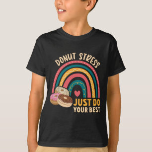 Stress Just Do Your Best Rock The Test Day Teacher T-Shirt