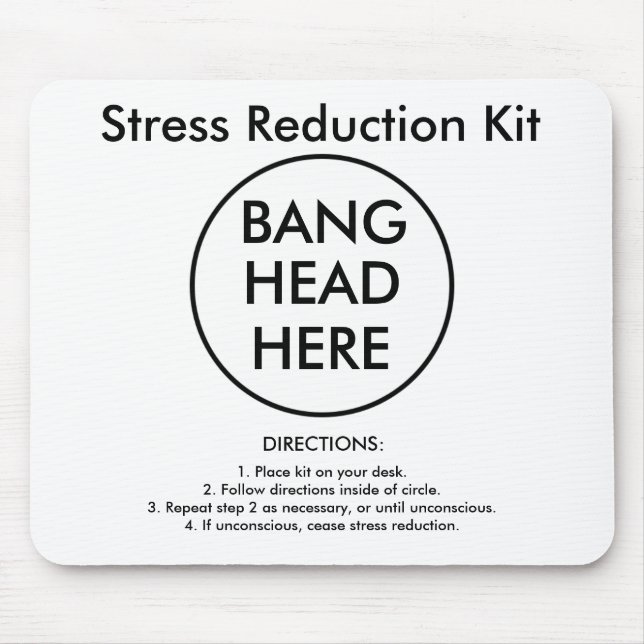 Stress Reduction Kit Mouse Mat (Front)