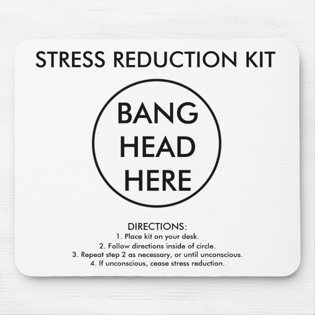 Stress Reduction Kit Mouse Mat (Front)