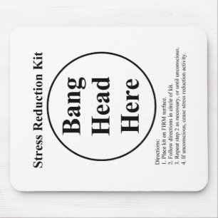 Stress relief mouse mat