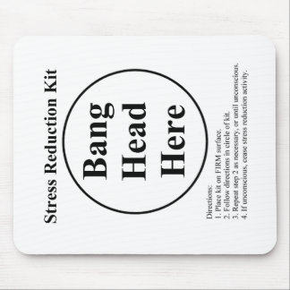 Stress relief mouse mat