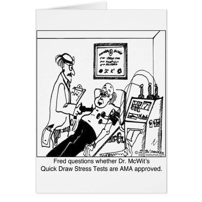 Stress Tests Not Approved by the AMA (Front)