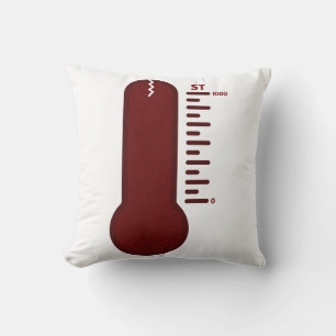 Stress Thermometer Pillow
