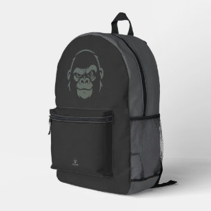 Stressed Ape - 'Calm' Printed Backpack