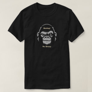 Stressed Ape Studios- Monkey! No Sheep T-Shirt