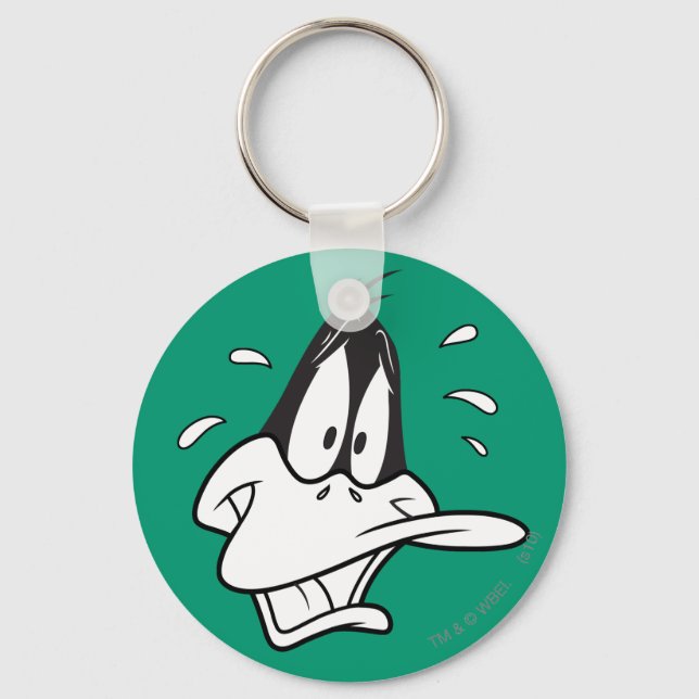 Stressed DAFFY DUCK™ Key Ring (Front)