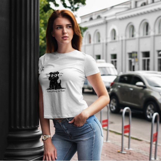 Stressed Dog Funny  T-Shirt (Creator Uploaded)