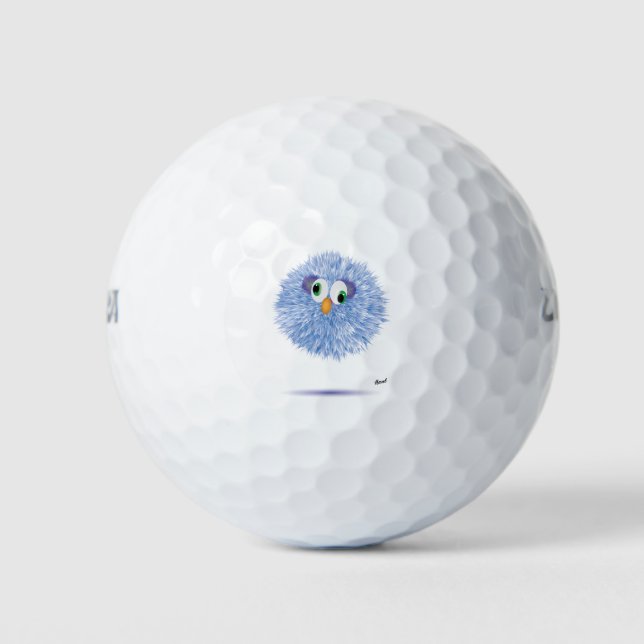 Stressed out fuzzy golf balls (Front)
