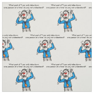 Stressed out Man When Court Reporters Attack Fabric