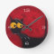 Stressie cat Clock