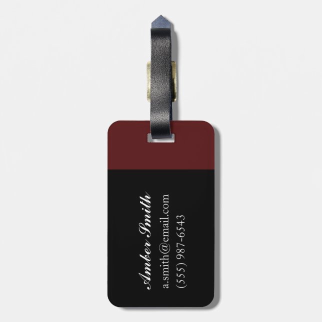 Stretch 2011 luggage tag (Back Vertical)