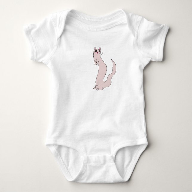 Stretch Cat Baby Top (Front)